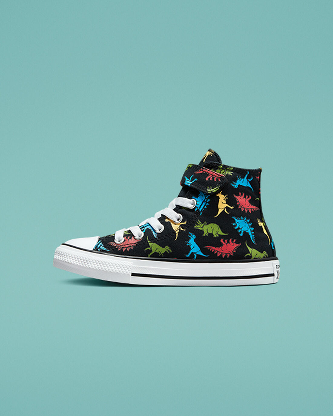 Converse Chuck Taylor All Star Easy-On Dinosaurs Superge Dekleta Črne Rdeče Modre | Slovenija-78240