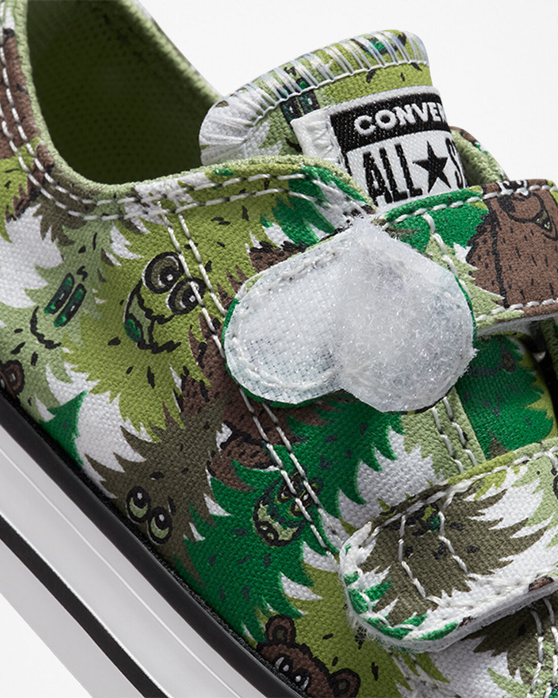 Converse Chuck Taylor All Star Easy-On Forest Camo Superge Dekleta Bele Zelene | Slovenija-24165