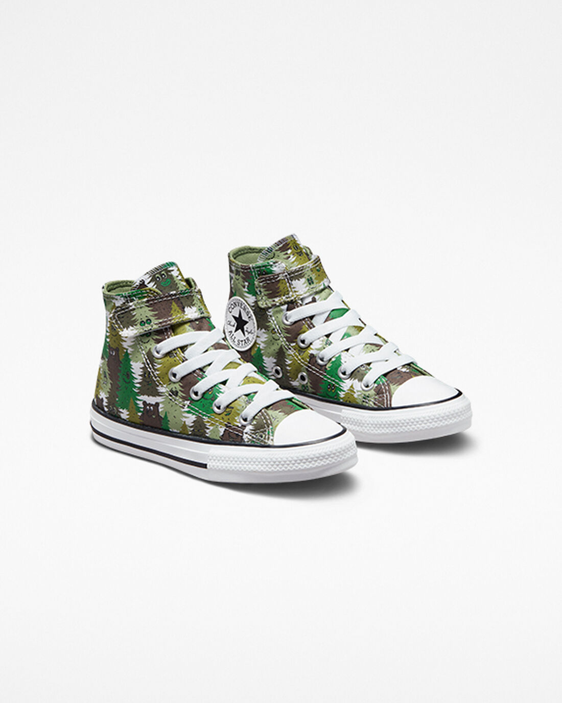 Converse Chuck Taylor All Star Easy-On Forest Camo Superge Fantje Bele Zelene | Slovenija-29178