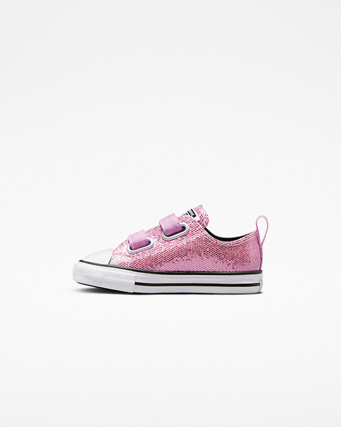 Converse Chuck Taylor All Star Easy-On Glitter Superge Dekleta Roza Črne | Slovenija-16925