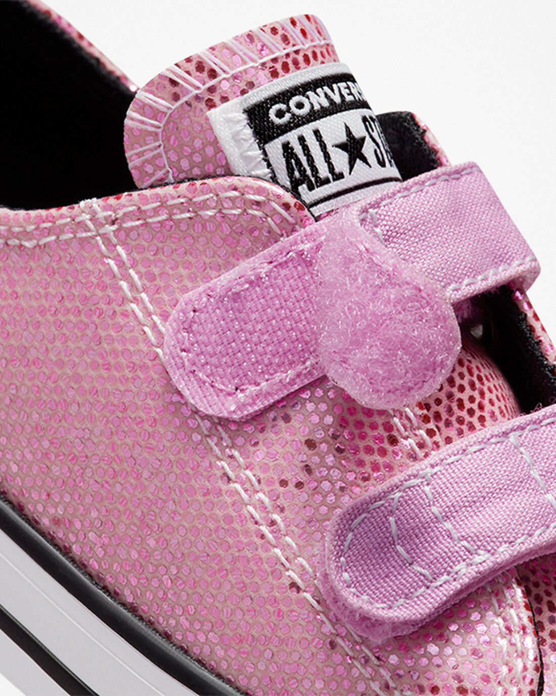 Converse Chuck Taylor All Star Easy-On Glitter Superge Dekleta Roza Črne | Slovenija-16925