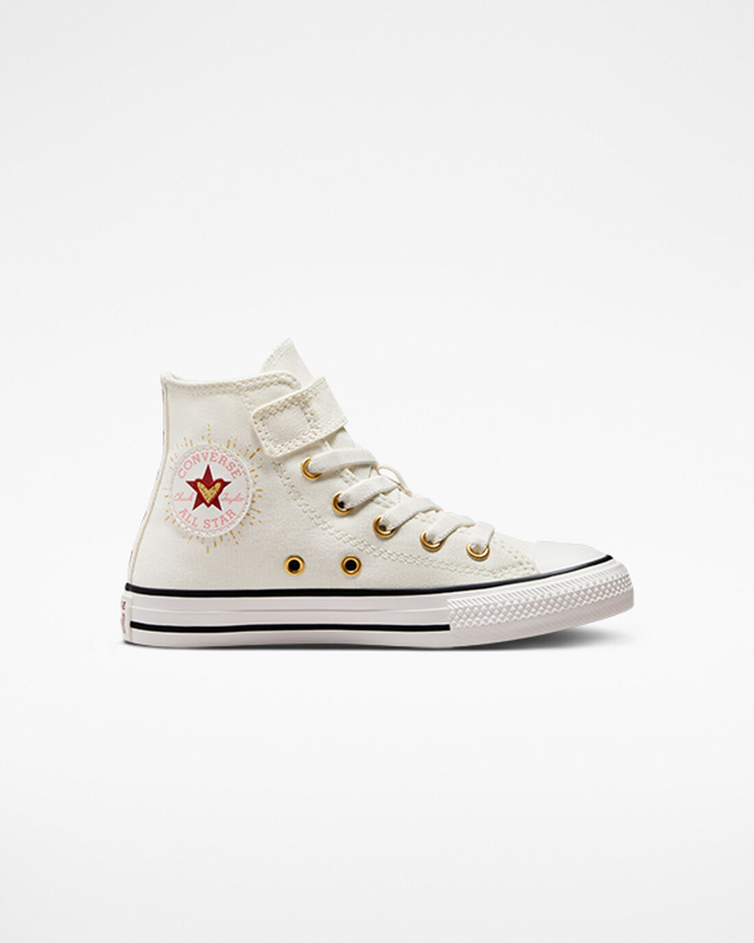 Converse Chuck Taylor All Star Easy-On Hearts Superge Dekleta Bele Temno Rdeče | Slovenija-61973