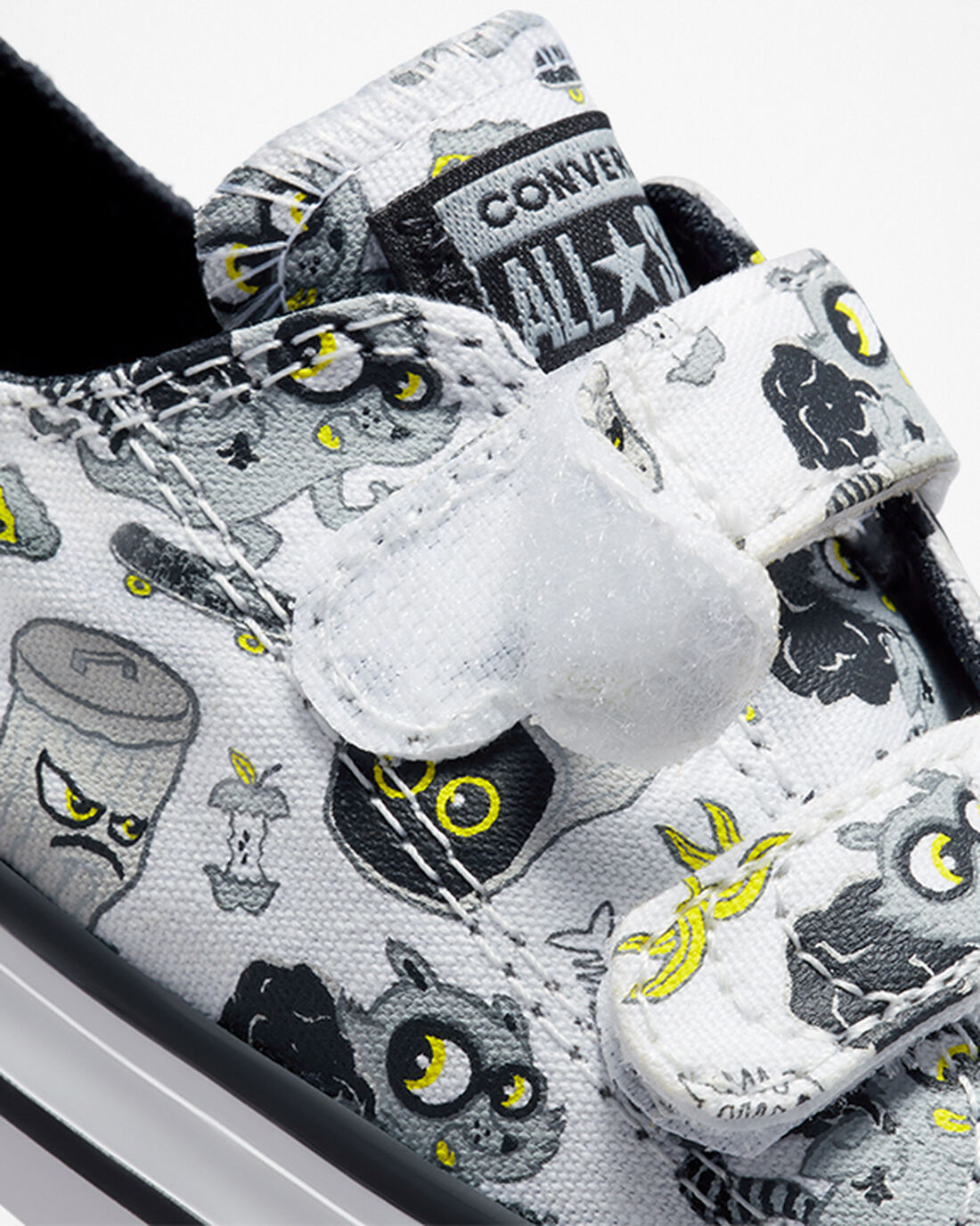 Converse Chuck Taylor All Star Easy-On Raccoons Superge Fantje Bele Črne Sive | Slovenija-38069