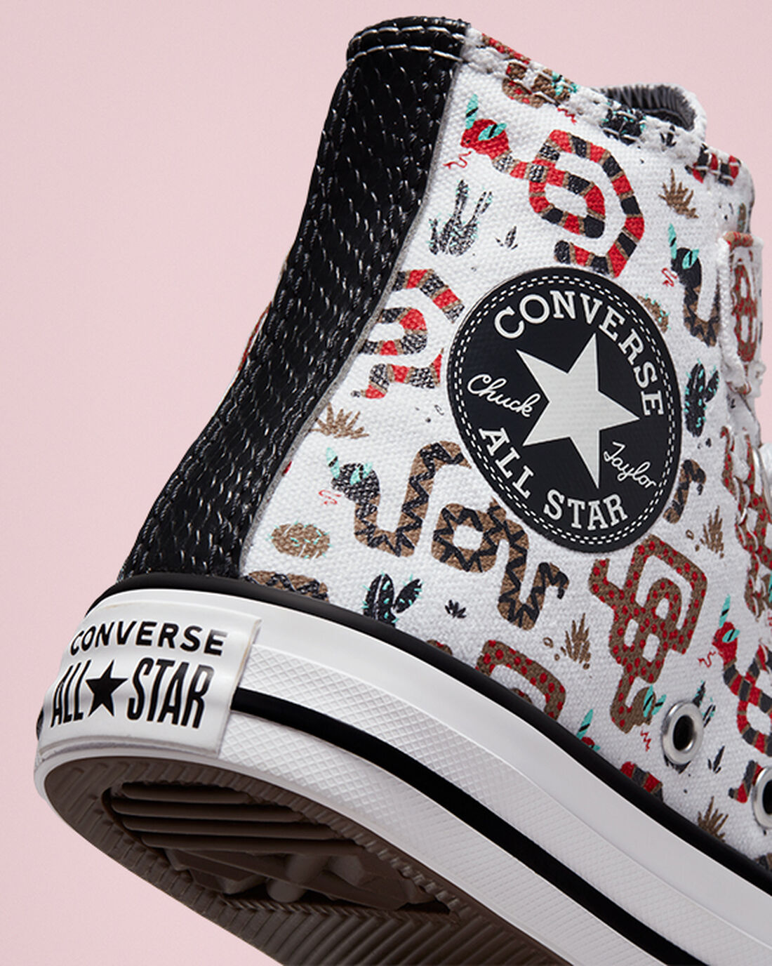 Converse Chuck Taylor All Star Easy-On Snake Superge Dekleta Bele Sive Rdeče | Slovenija-61207