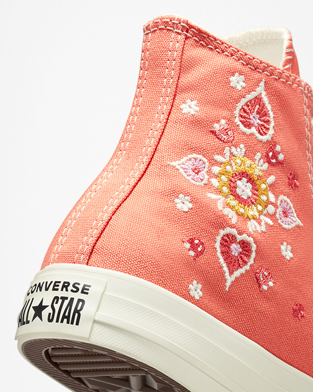 Converse Chuck Taylor All Star Floral Embroidery Superge Ženske Oranžne Črne | Slovenija-28719