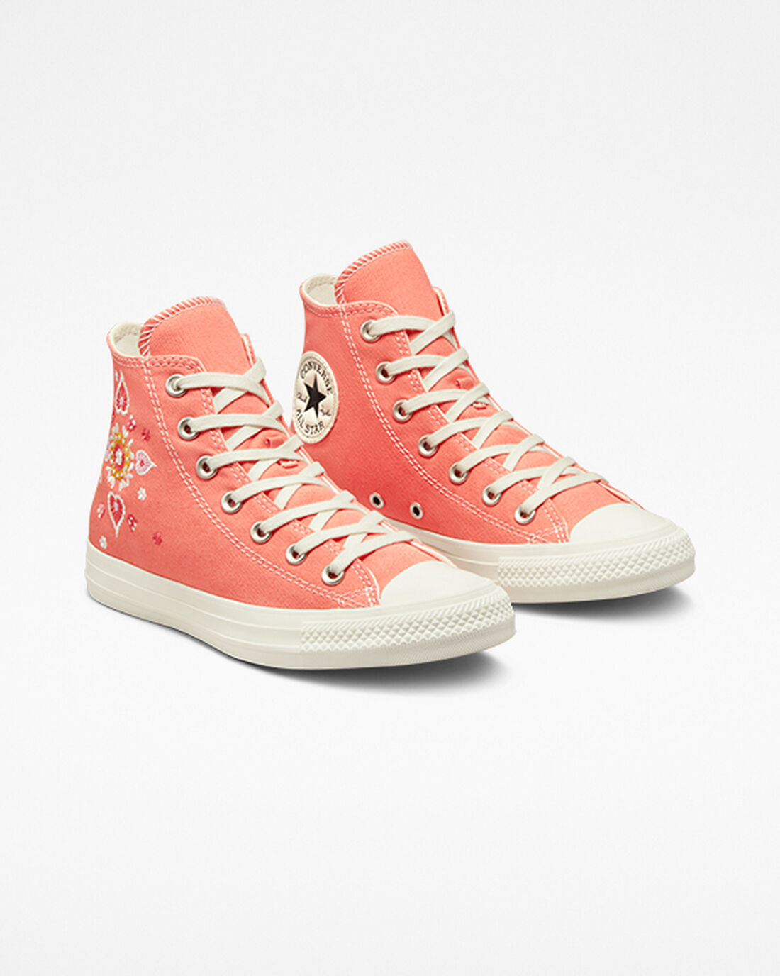 Converse Chuck Taylor All Star Floral Embroidery Superge Ženske Oranžne Črne | Slovenija-28719