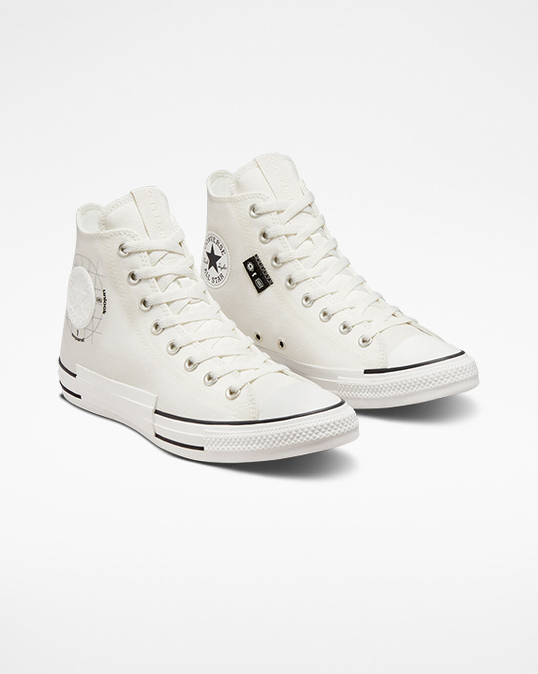 Converse Chuck Taylor All Star Grid Logo Superge Moški Bele | Slovenija-61274