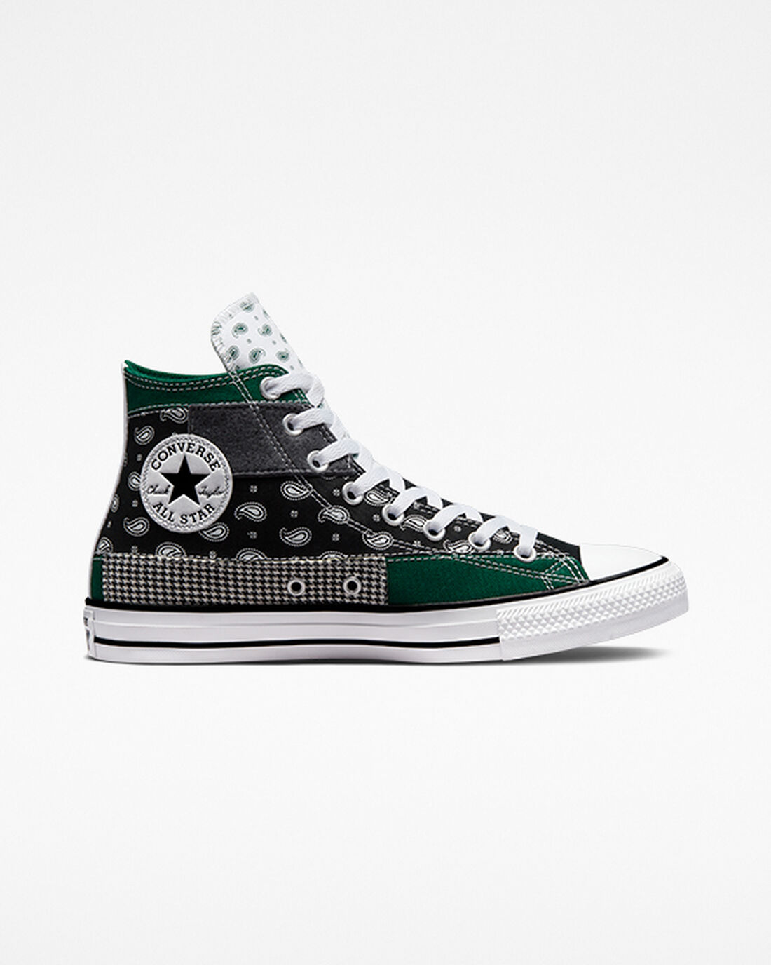 Converse Chuck Taylor All Star Hacked Patterns Superge Moški Zelene Črne Bele | Slovenija-42893