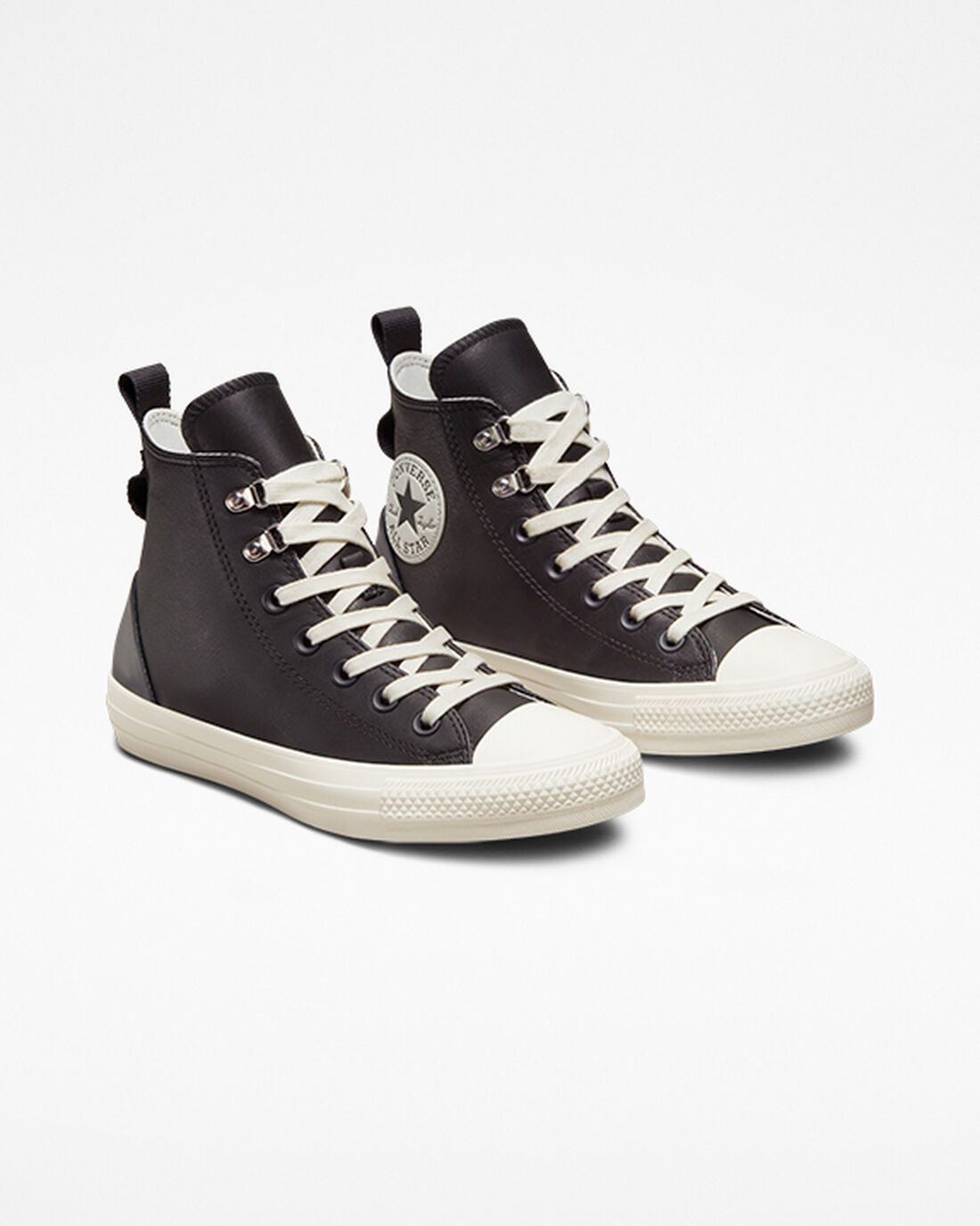 Converse Chuck Taylor All Star Leather Hike Superge Ženske Črne | Slovenija-58172