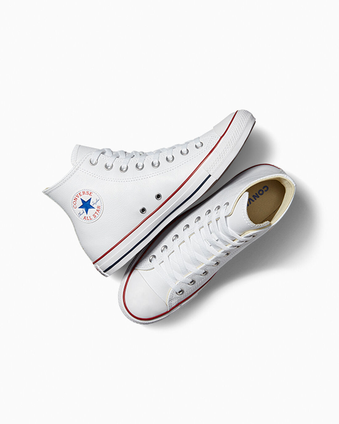 Converse Chuck Taylor All Star Leather Superge Ženske Bele | Slovenija-34850