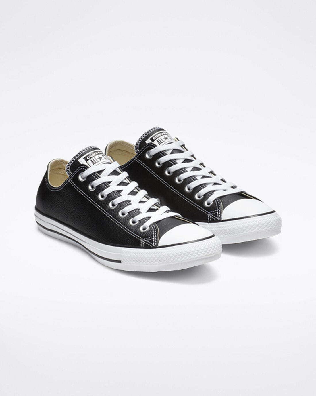 Converse Chuck Taylor All Star Leather Superge Moški Črne | Slovenija-42693