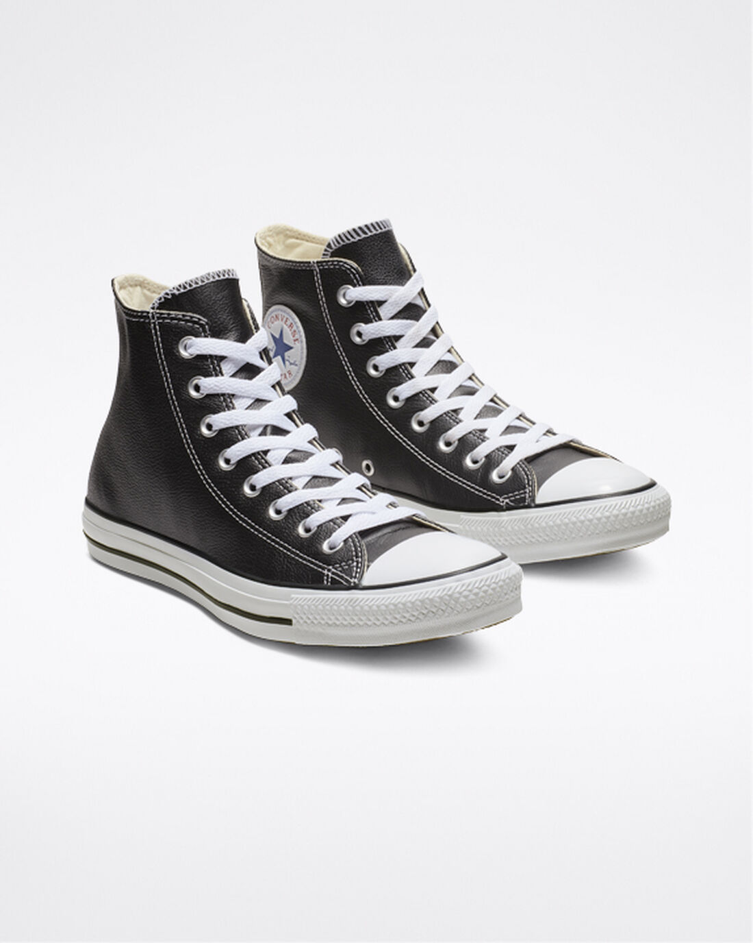 Converse Chuck Taylor All Star Leather Superge Ženske Črne | Slovenija-59083