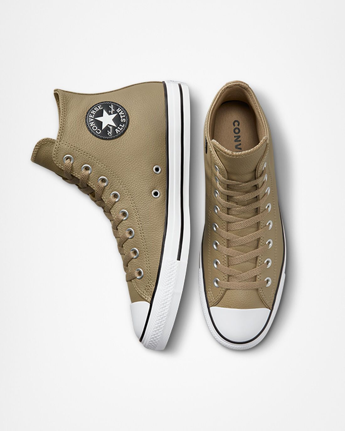 Converse Chuck Taylor All Star Leather Superge Moški Kaki | Slovenija-84637