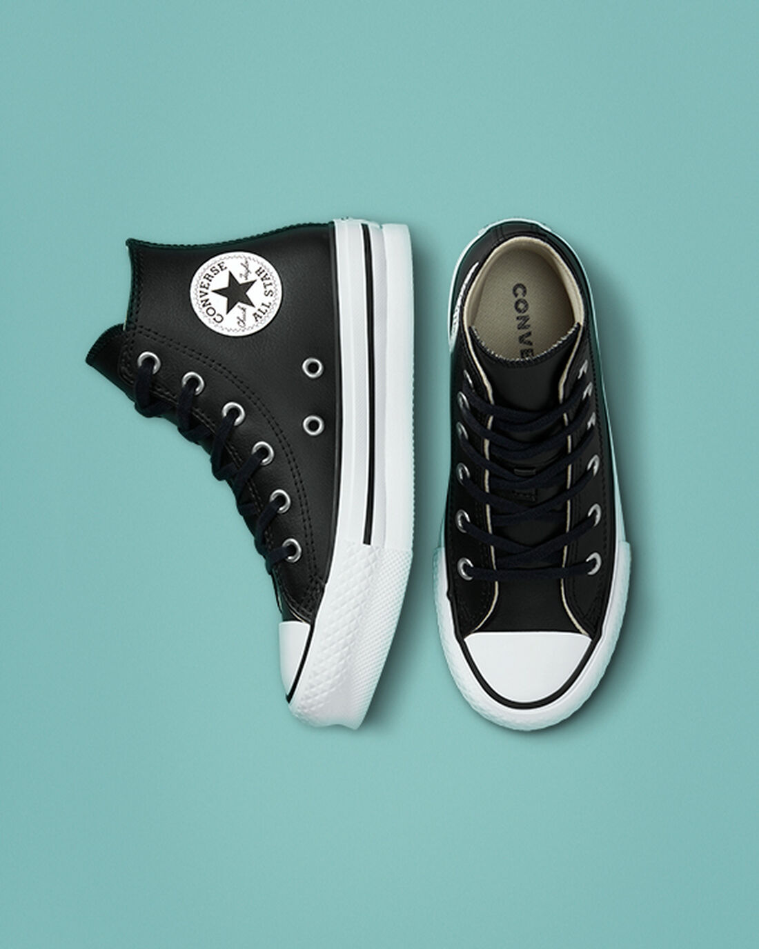 Converse Chuck Taylor All Star Lift Platform Superge Dekleta Črne Bež Bele | Slovenija-13896