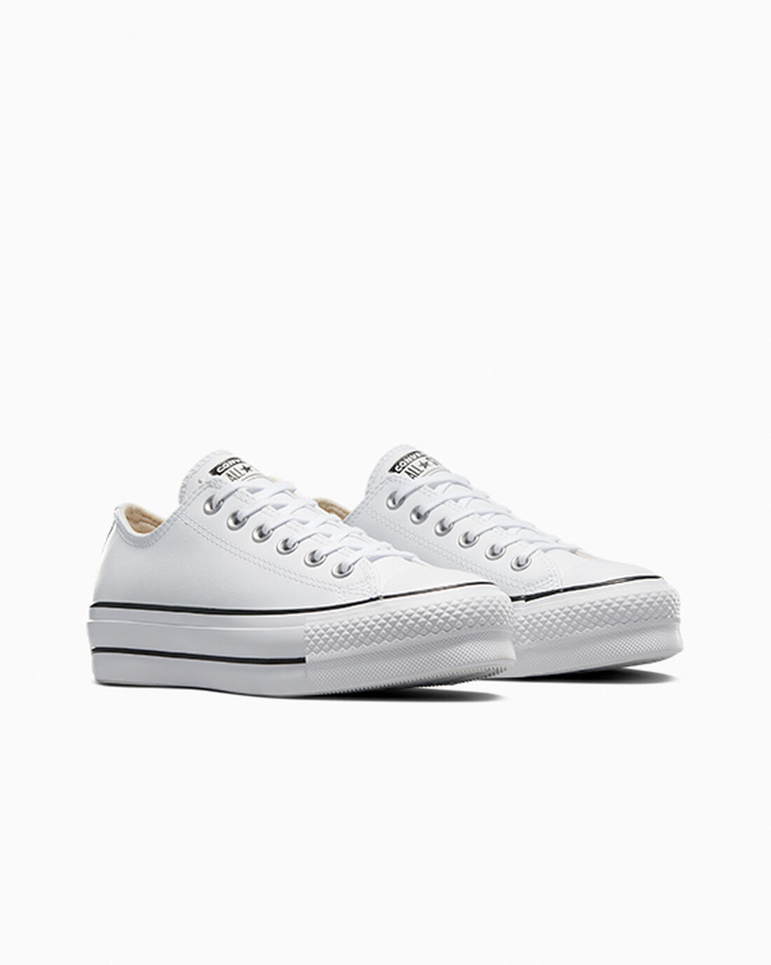 Converse Chuck Taylor All Star Lift Platform Superge Ženske Bele Črne Bele | Slovenija-31750