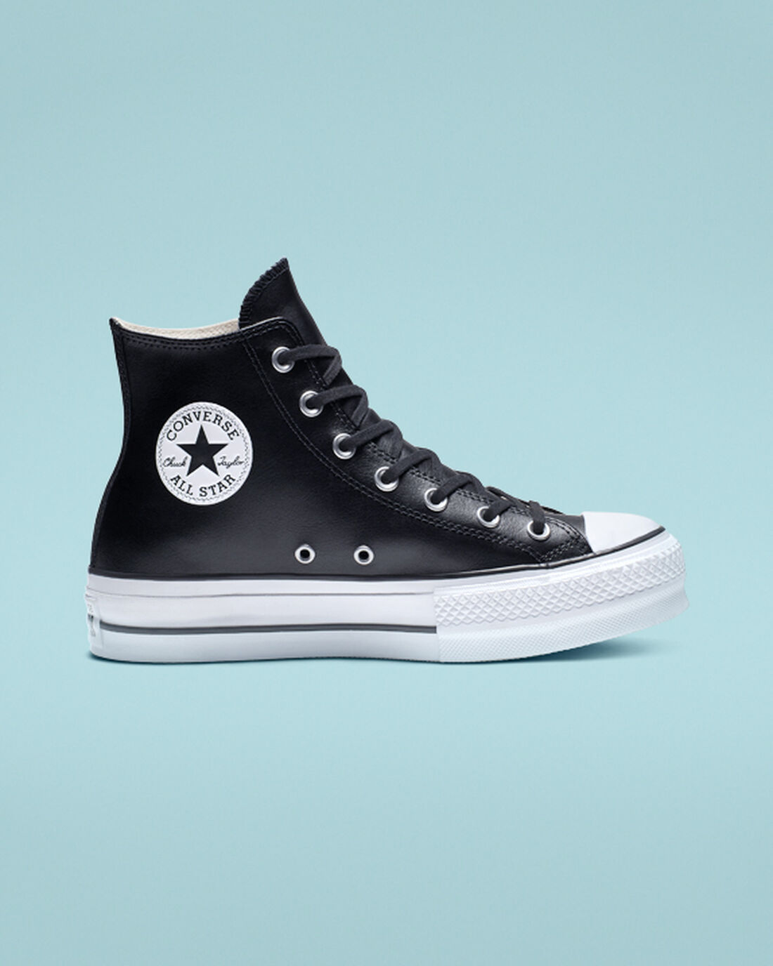 Converse Chuck Taylor All Star Lift Platform Superge Ženske Črne Bele | Slovenija-43156