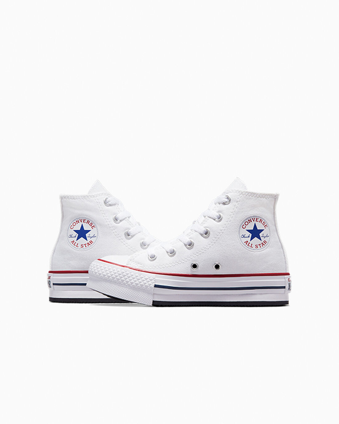 Converse Chuck Taylor All Star Lift Superge Dekleta Bele Temno Rdeče Temno Modre | Slovenija-09453