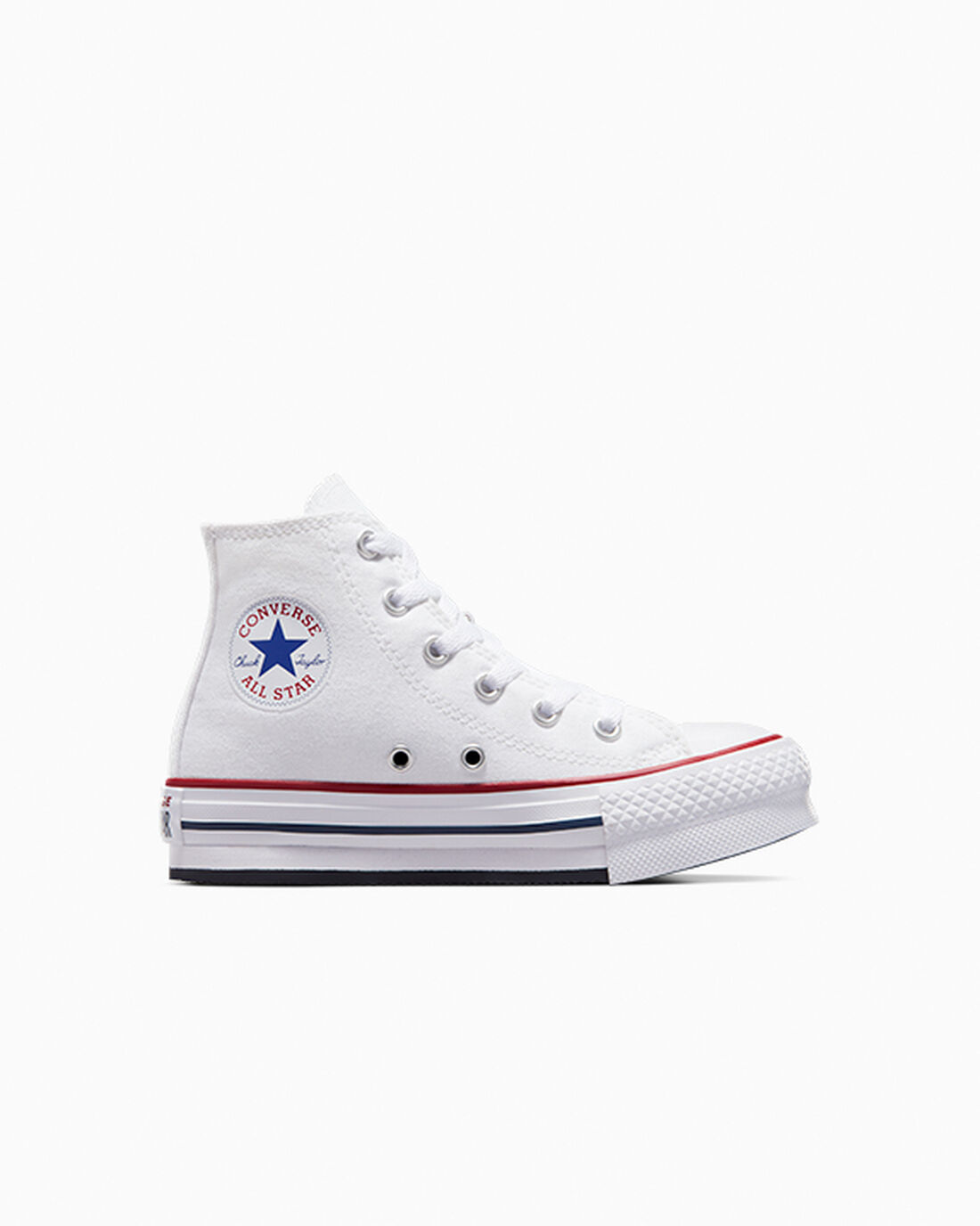 Converse Chuck Taylor All Star Lift Superge Dekleta Bele Temno Rdeče Temno Modre | Slovenija-09453