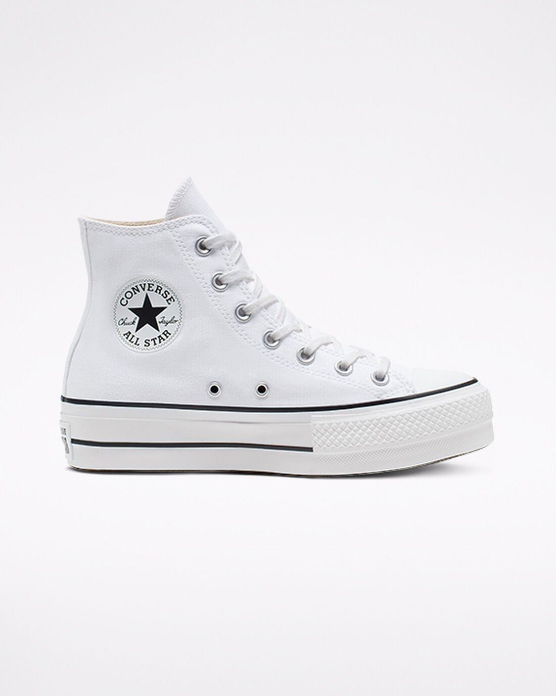 Converse Chuck Taylor All Star Lift Superge Ženske Bele Črne Bele | Slovenija-12940