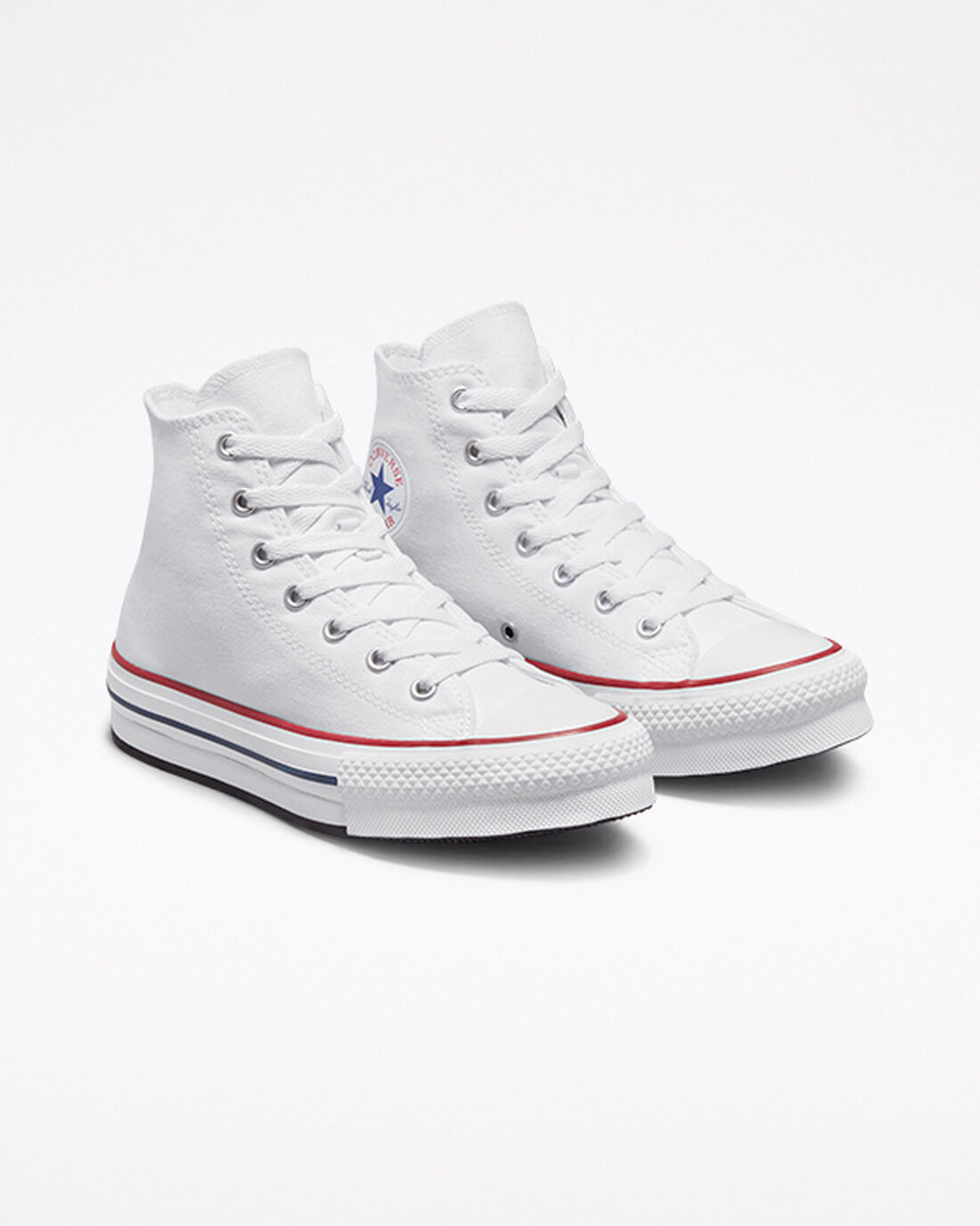 Converse Chuck Taylor All Star Lift Superge Dekleta Bele Temno Rdeče Temno Modre | Slovenija-49038