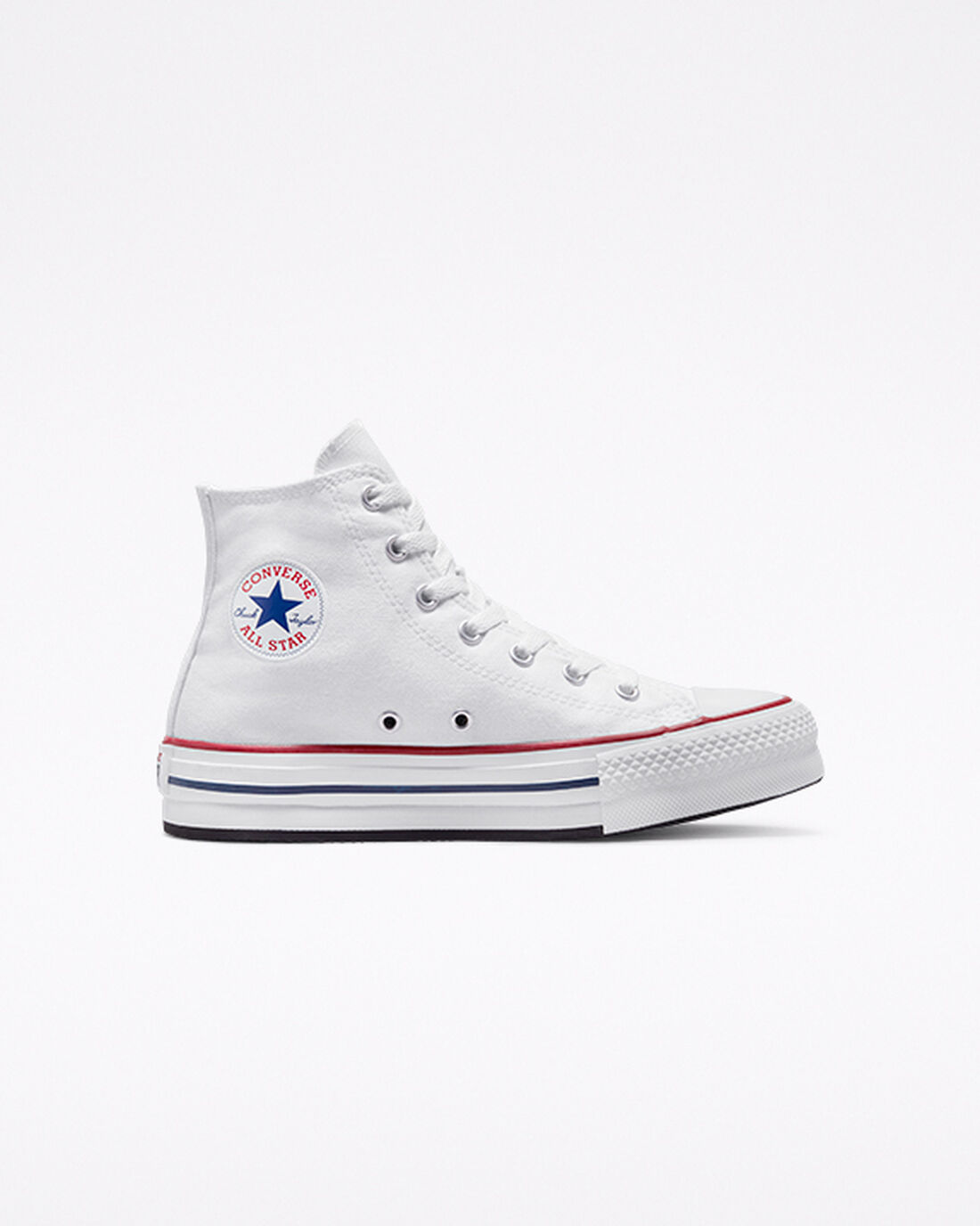 Converse Chuck Taylor All Star Lift Superge Dekleta Bele Temno Rdeče Temno Modre | Slovenija-49038