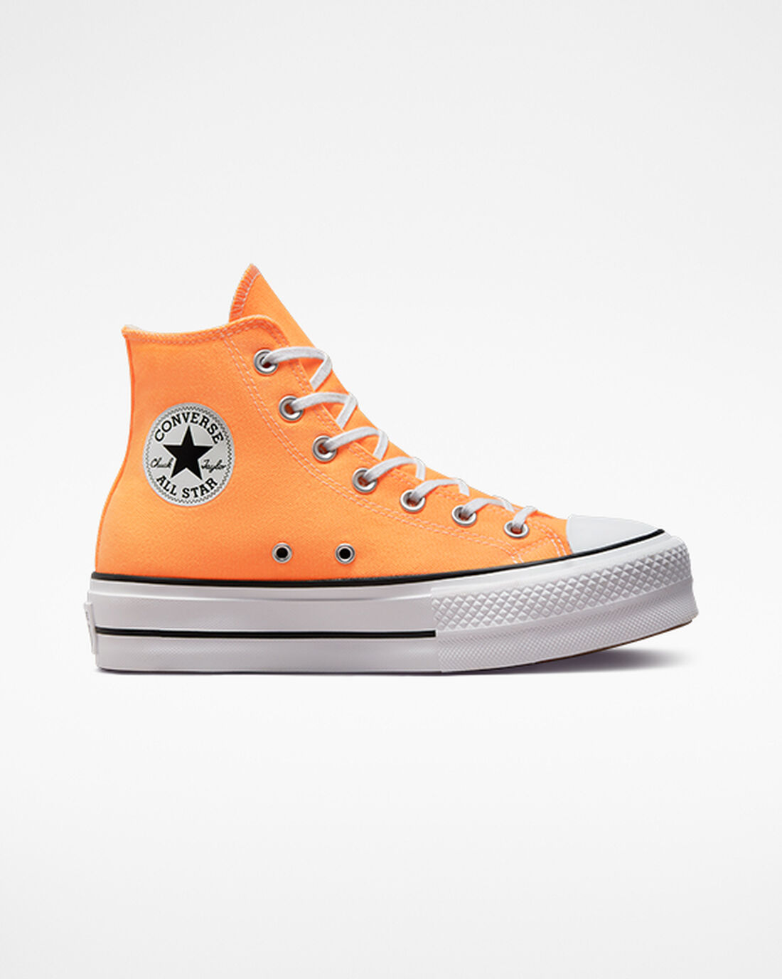 Converse Chuck Taylor All Star Lift Superge Ženske Oranžne Črne Bele | Slovenija-63512