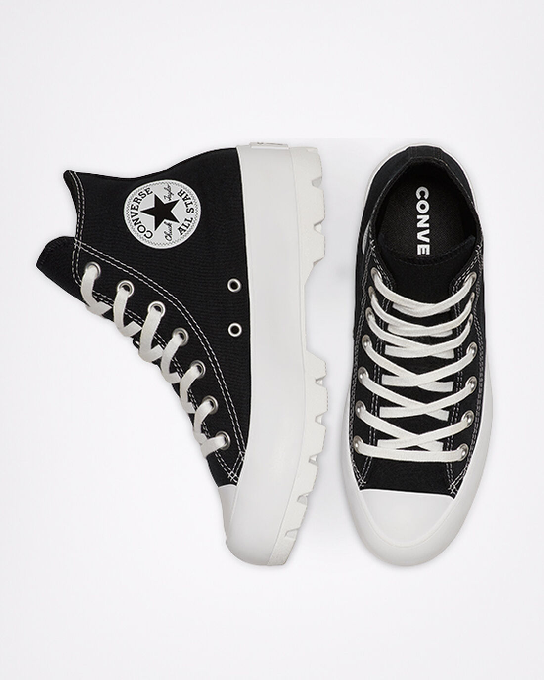 Converse Chuck Taylor All Star Lugged Superge Ženske Črne Bele Črne | Slovenija-85723