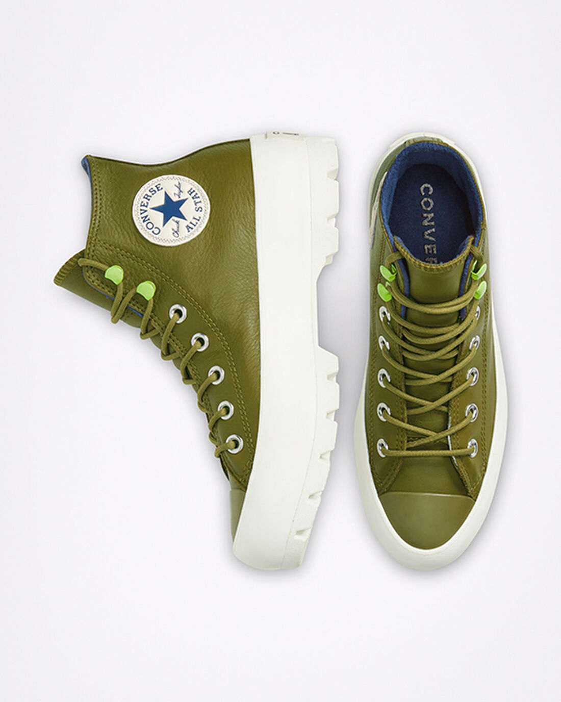 Converse Chuck Taylor All Star Lugged Winter Superge Ženske Temno Olivno Zelene Temno Modre | Slovenija-26754