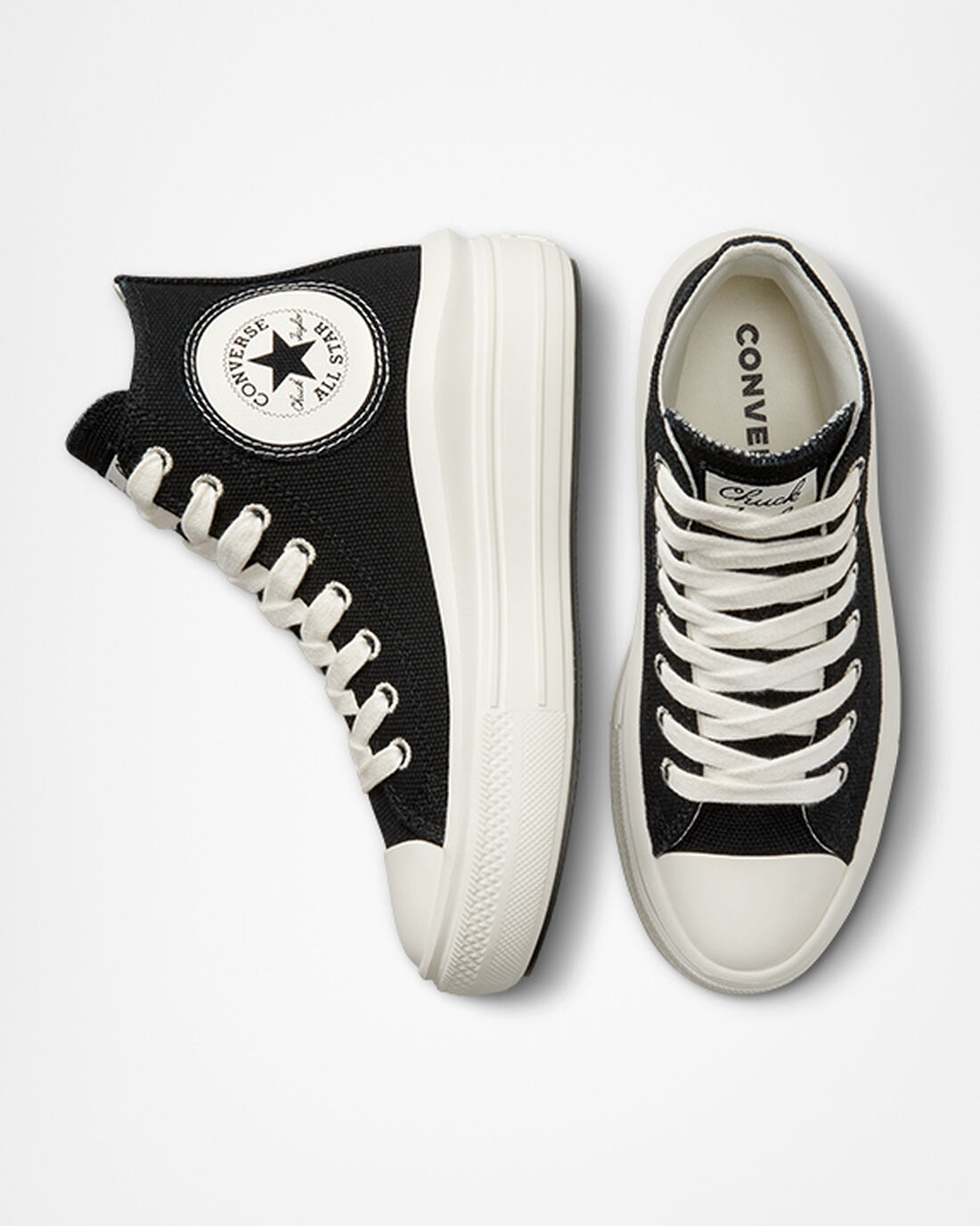 Converse Chuck Taylor All Star Move Superge Ženske Črne Bež Bele | Slovenija-25637