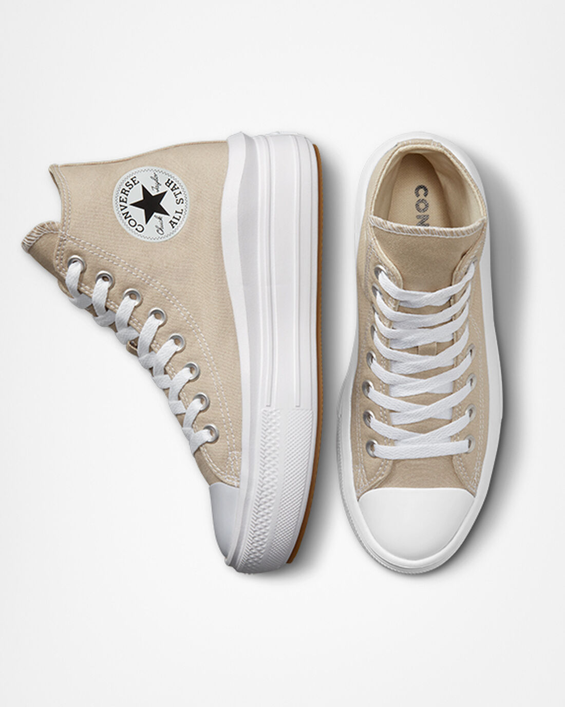 Converse Chuck Taylor All Star Move Superge Ženske Sive Bele Sive | Slovenija-42831