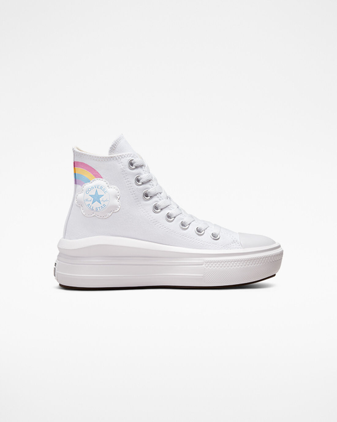 Converse Chuck Taylor All Star Move Superge Dekleta Bele Modre Roza | Slovenija-50713