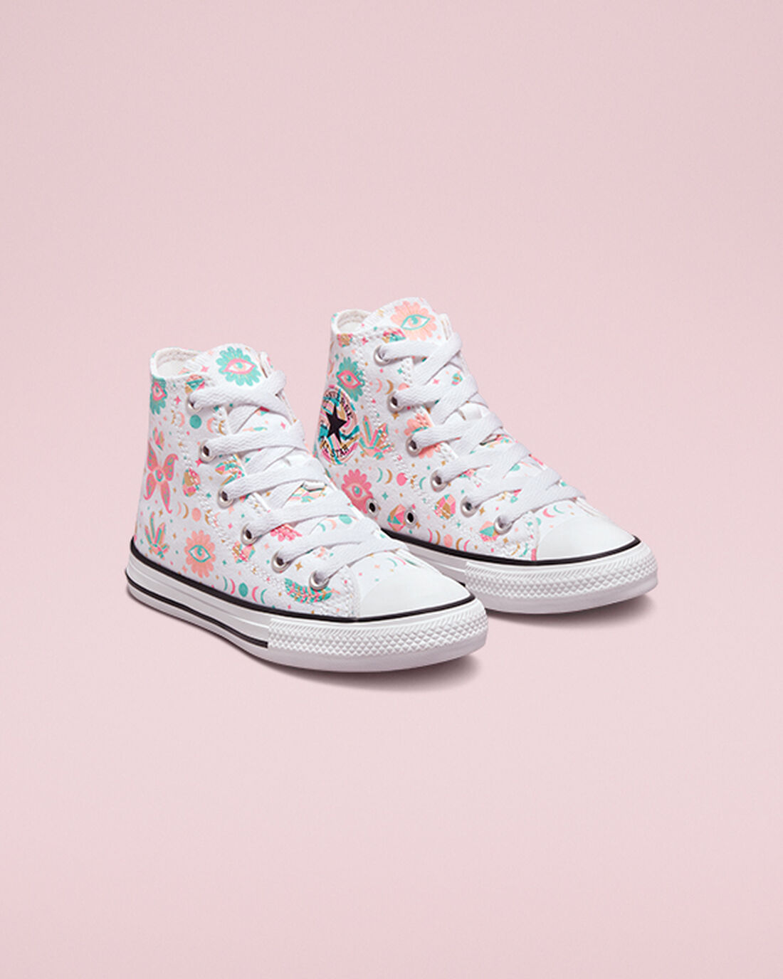 Converse Chuck Taylor All Star Mystic Gems Superge Dekleta Bele Roza Koralne | Slovenija-12580