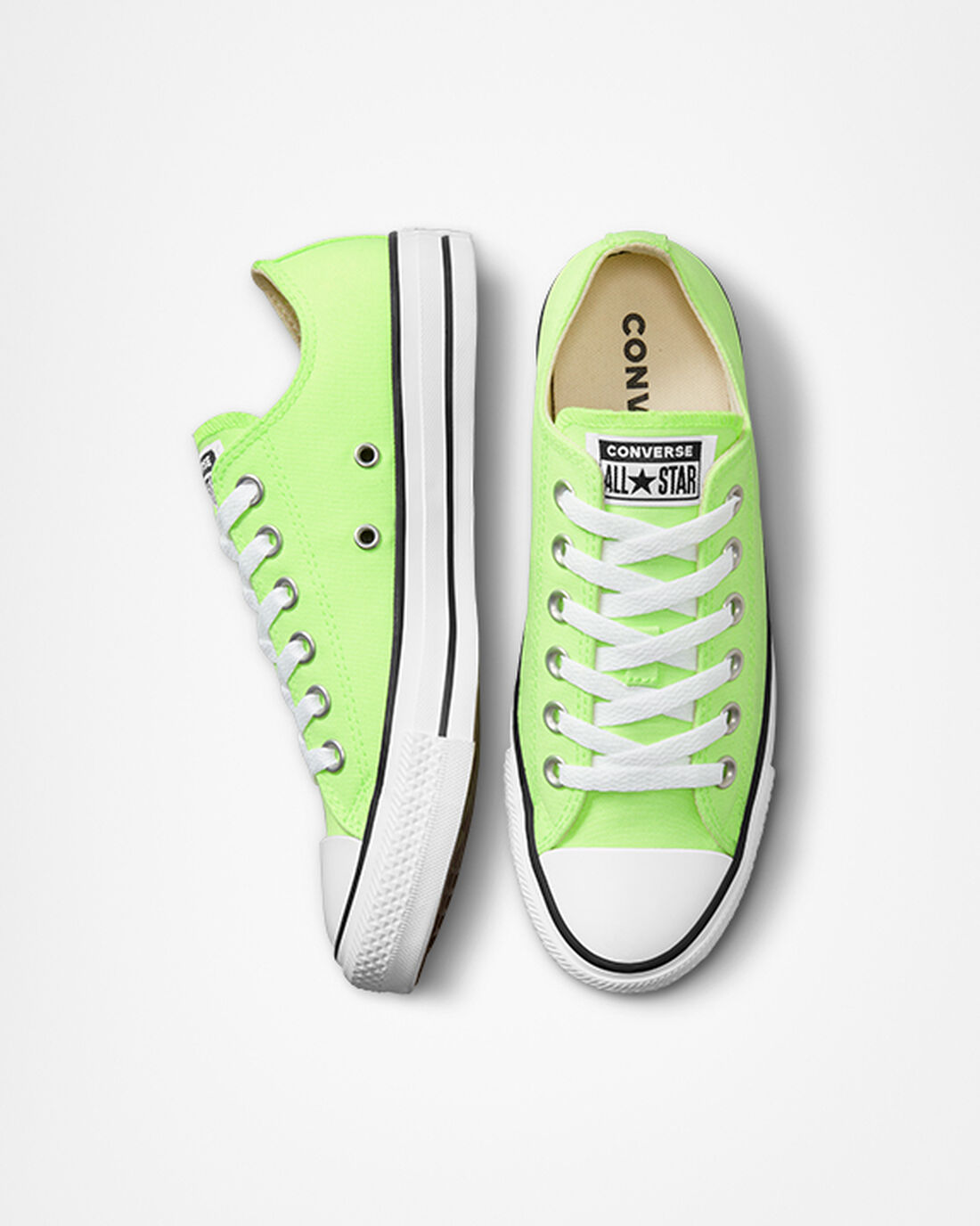 Converse Chuck Taylor All Star Neon Superge Ženske Zelene Bele Črne | Slovenija-46923