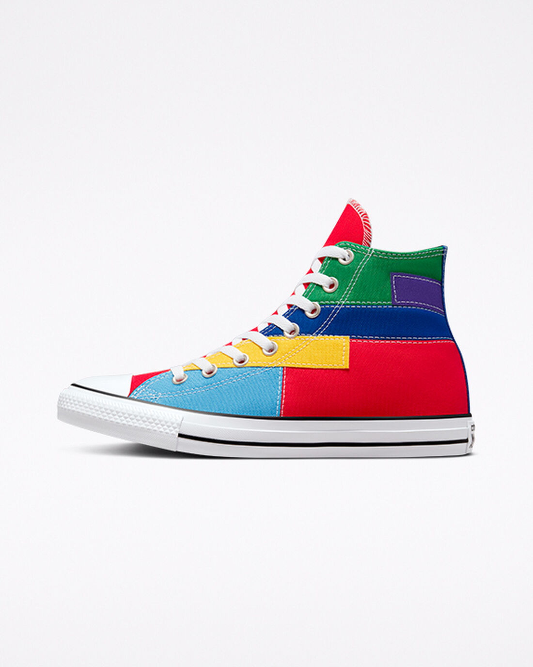 Converse Chuck Taylor All Star Patchwork Superge Ženske Rdeče Modre | Slovenija-08357