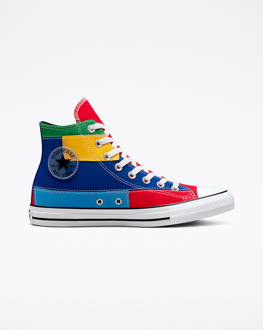 Converse Chuck Taylor All Star Patchwork Superge Ženske Rdeče Modre | Slovenija-08357