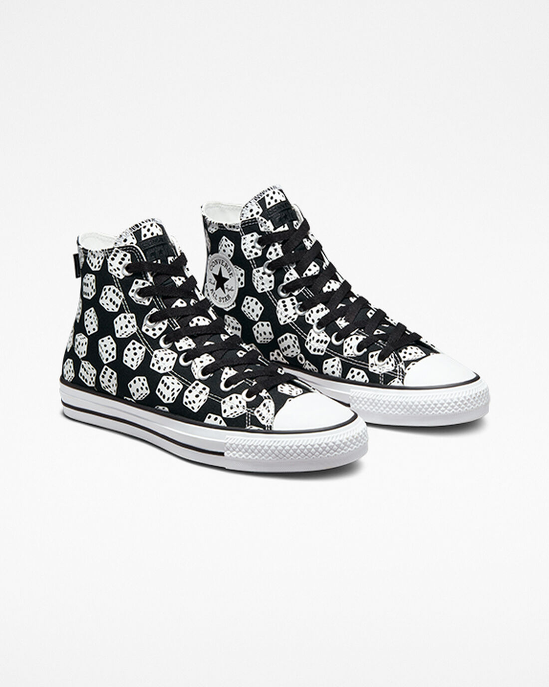 Converse Chuck Taylor All Star Pro Dice Čevlji Skate Ženske Črne Bele | Slovenija-30719