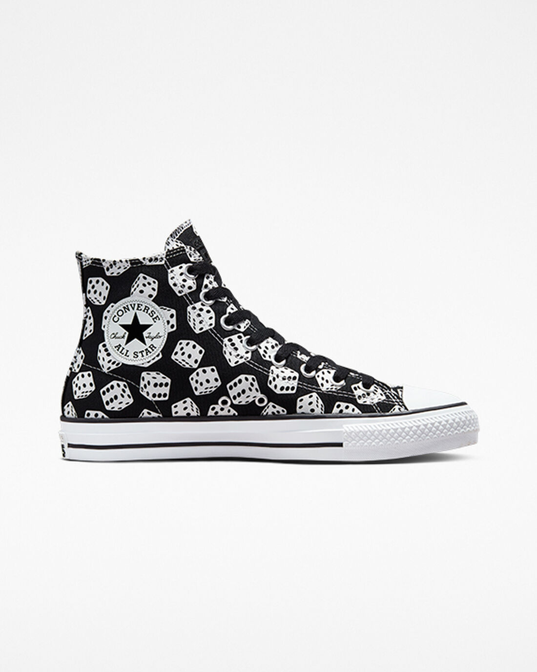 Converse Chuck Taylor All Star Pro Dice Čevlji Skate Ženske Črne Bele | Slovenija-30719