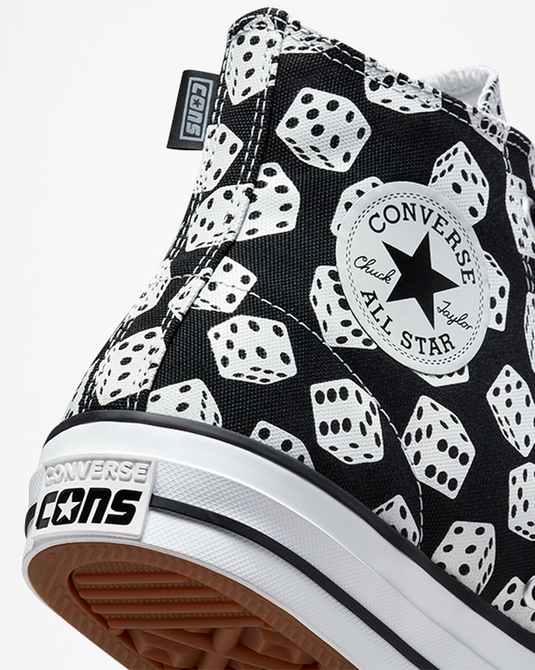 Converse Chuck Taylor All Star Pro Dice Čevlji Skate Moški Črne Bele | Slovenija-68097