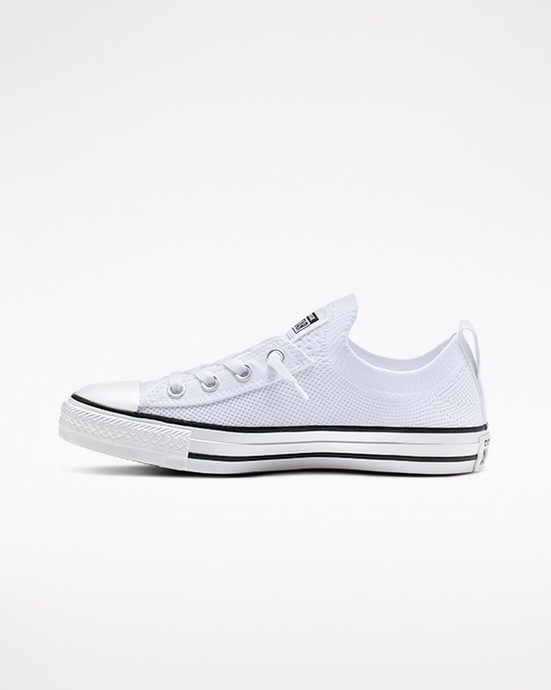 Converse Chuck Taylor All Star Shoreline Knit Superge Ženske Bele Črne Bele | Slovenija-30897