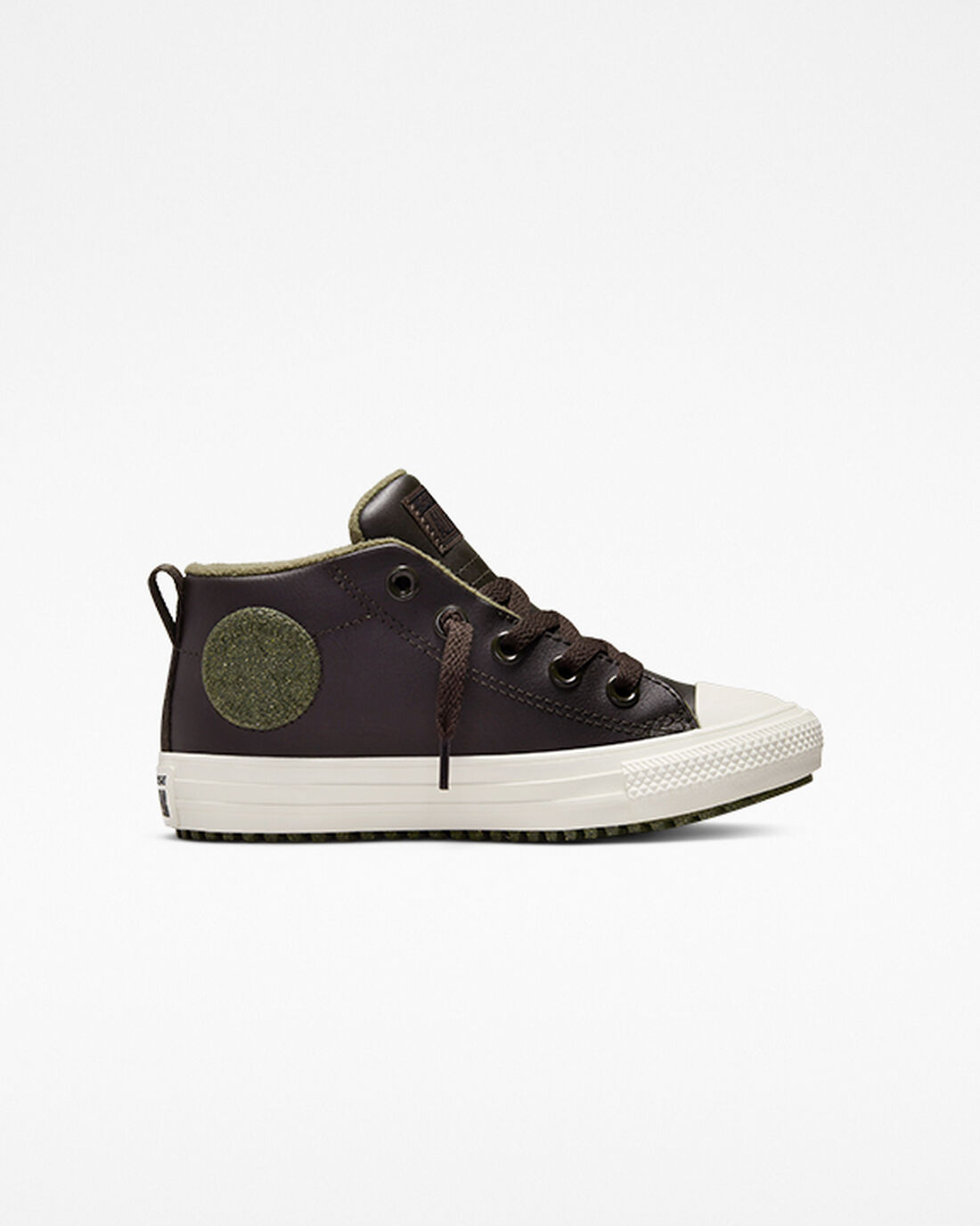 Converse Chuck Taylor All Star Street Boot Leather Superge Dekleta Rjave | Slovenija-08673