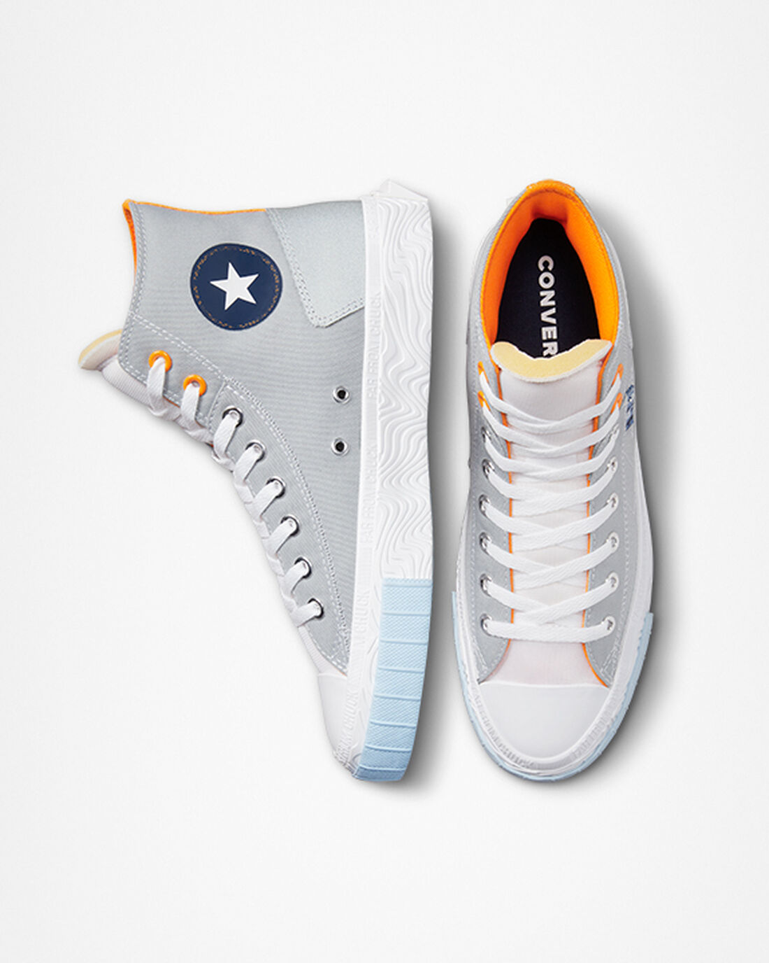 Converse Chuck Taylor Alt Star Reflective Shine Superge Moški Sive Bele Oranžne | Slovenija-98142