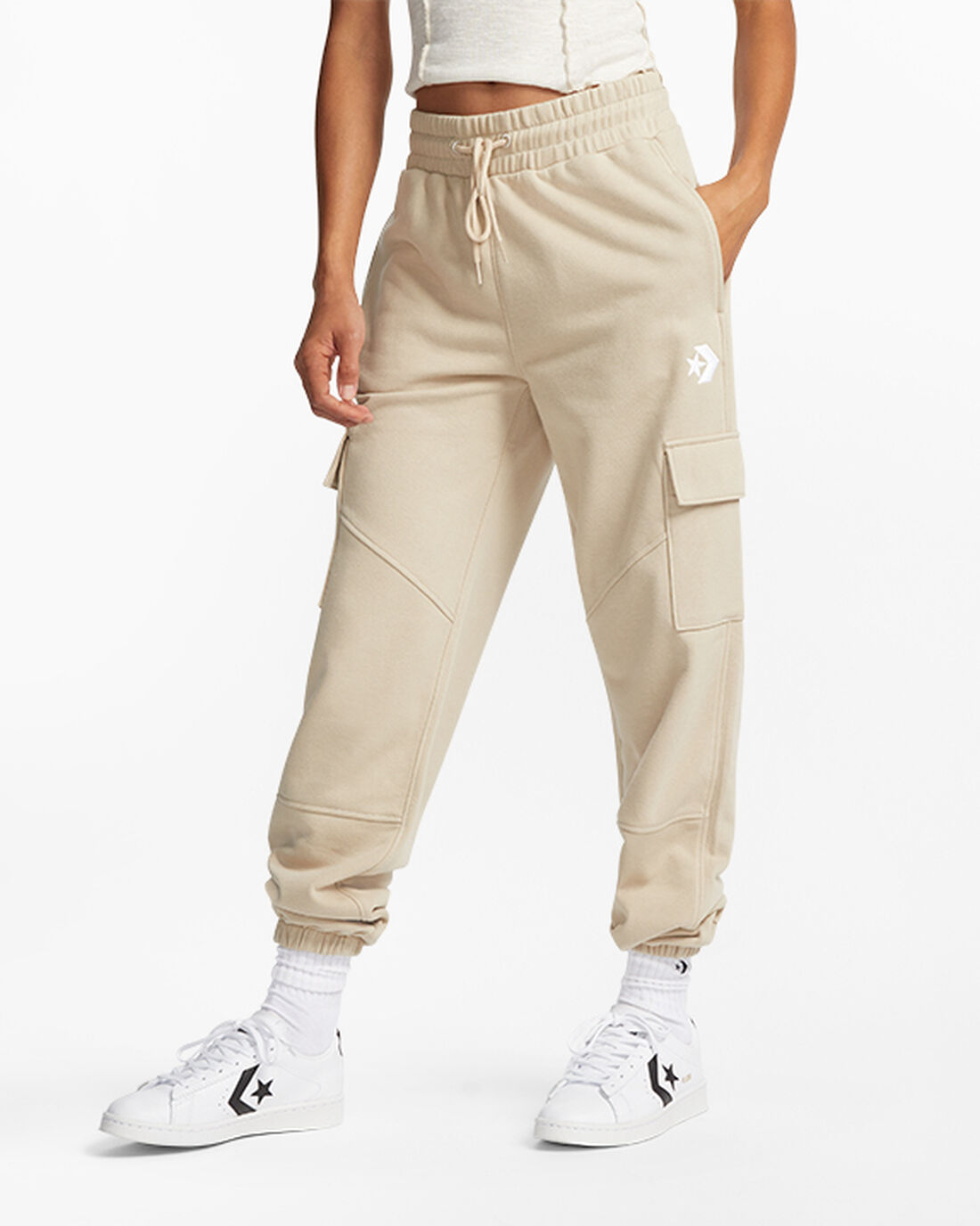 Converse Classic Fit Cargo Jogger Hlače Ženske Sive | Slovenija-78250