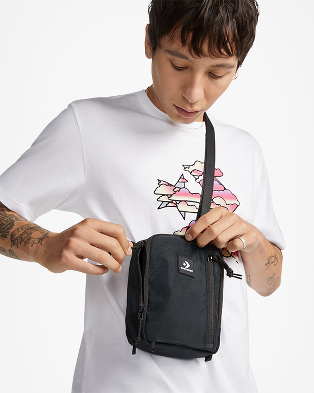 Converse Convertible Crossbody Torbe Ženske Črne | Slovenija-25160