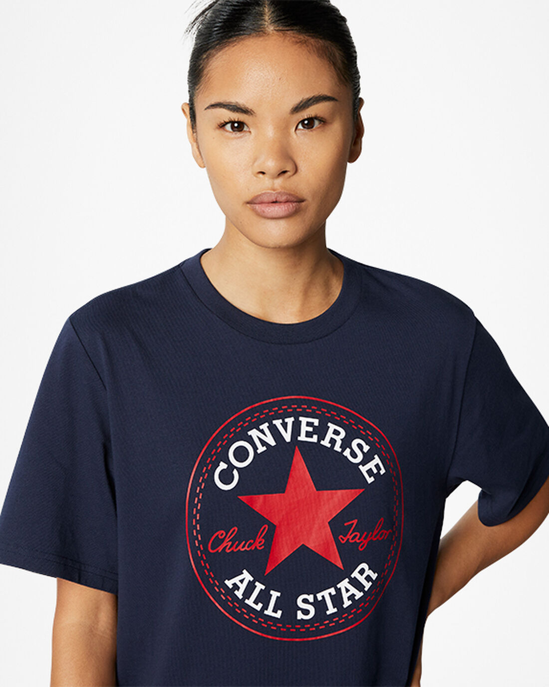 Converse Go-To All Star Patch Standard Fit Majice Moški Obszidián | Slovenija-70398