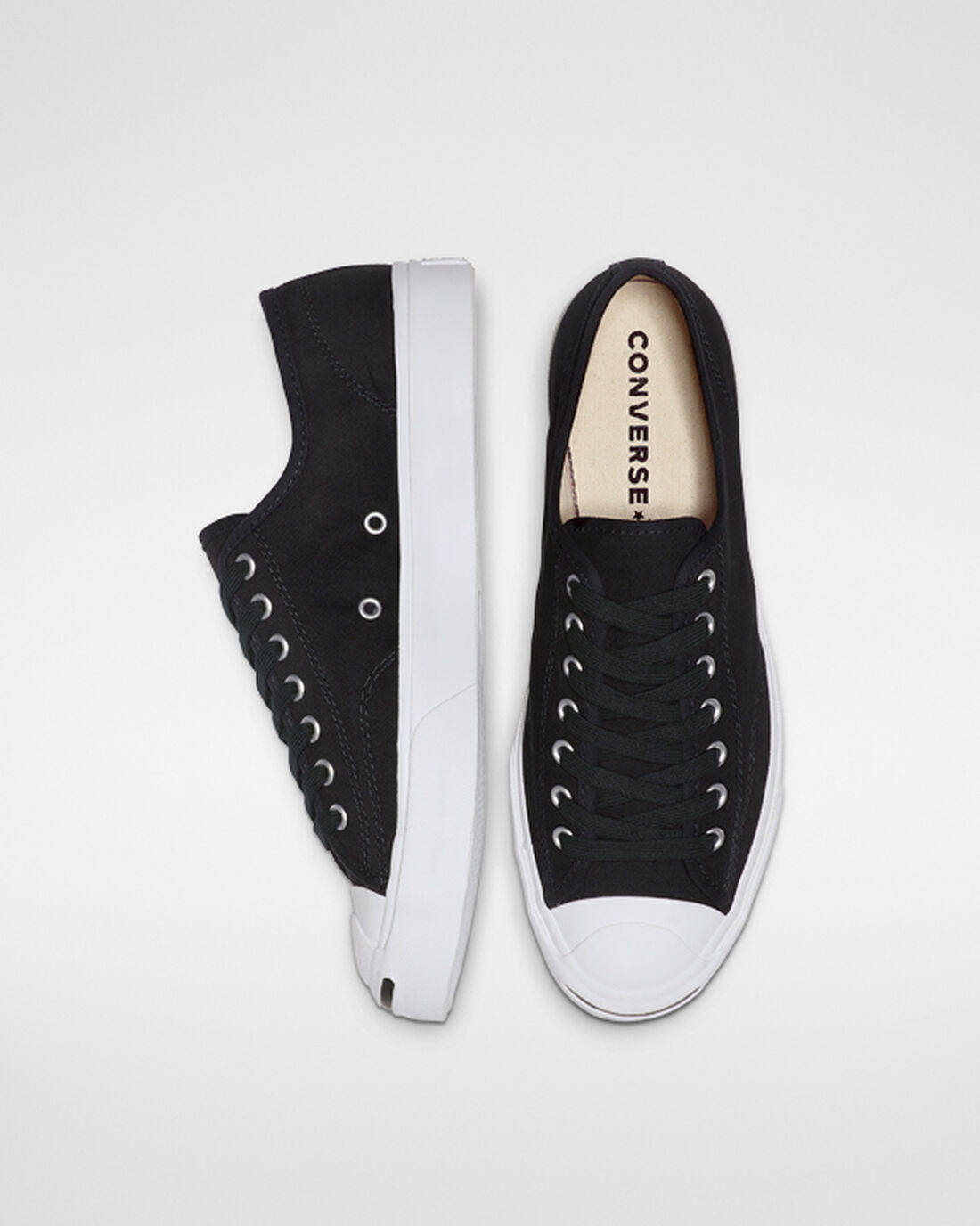 Converse Jack Purcell Canvas Superge Ženske Črne Bele Črne | Slovenija-30256