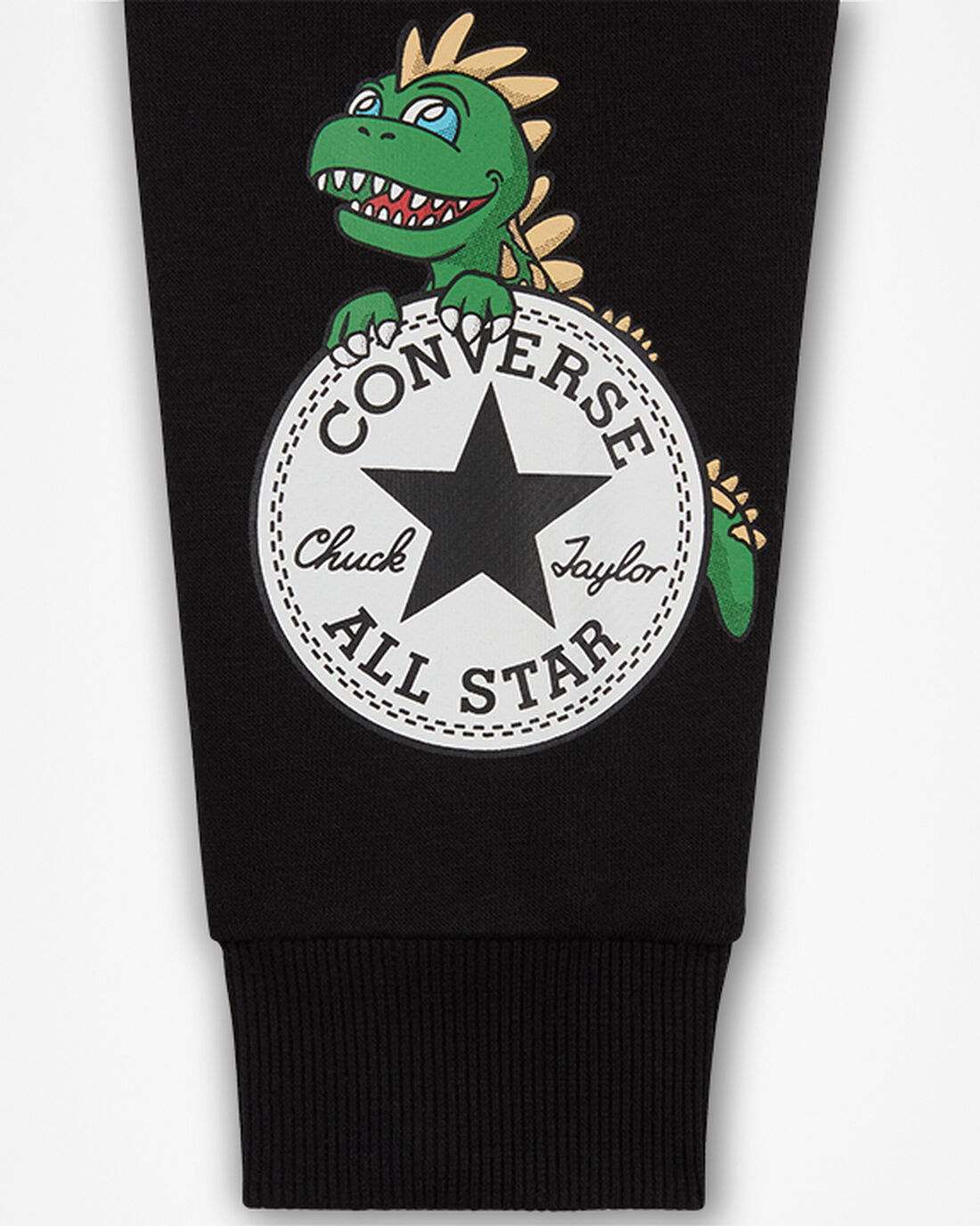 Converse Long Sleeve Dino & Jogger Sets Fantje Črne | Slovenija-82954