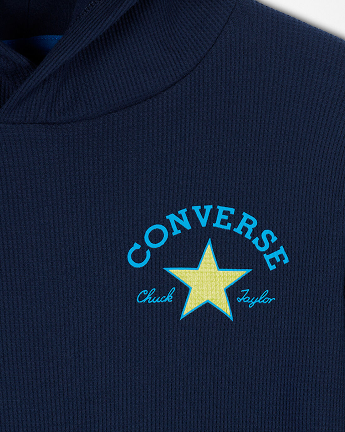 Converse Long Sleeve Waffle Puloverji s Kapuco Fantje Temno Modre | Slovenija-31254