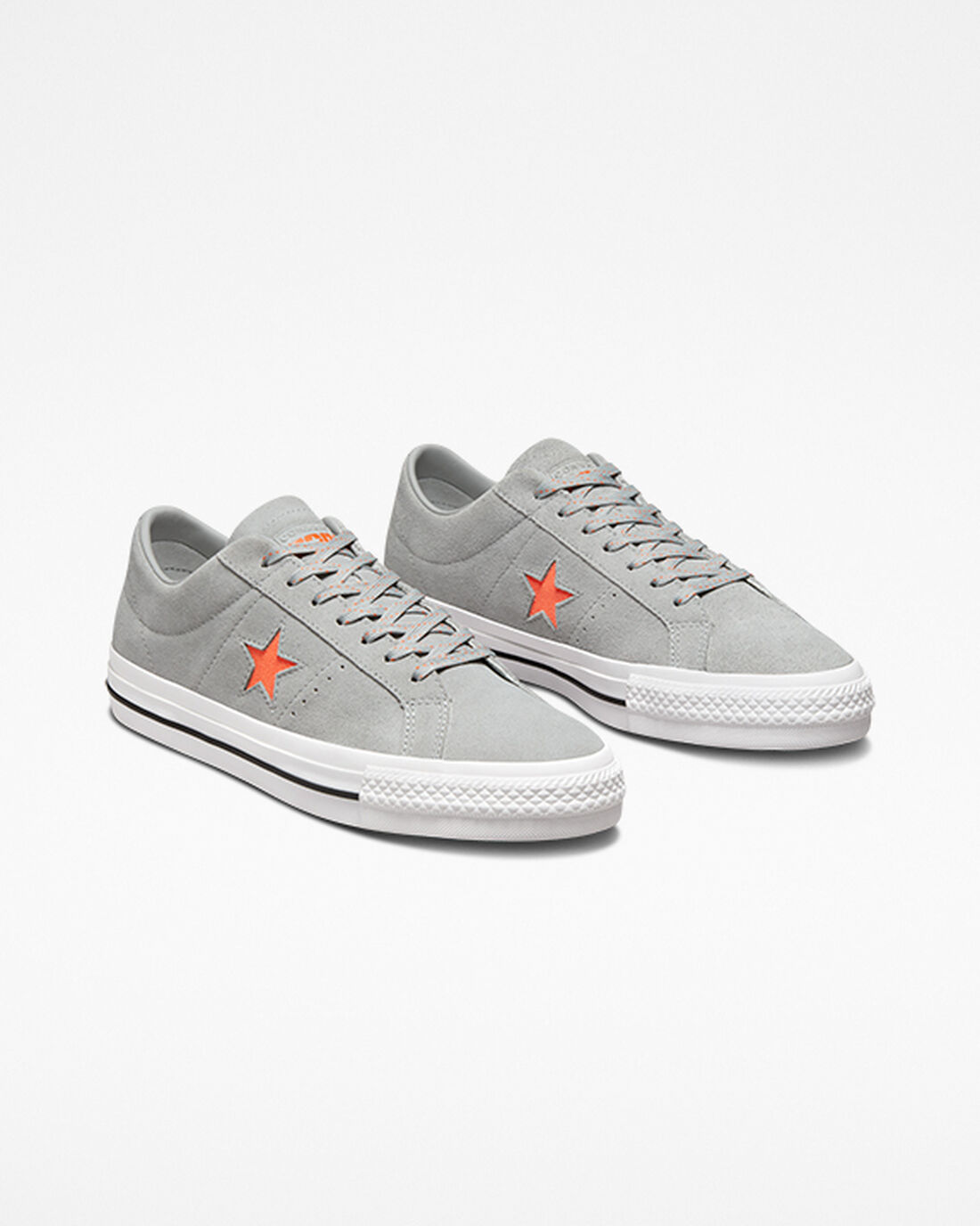 Converse One Star Pro Čevlji Skate Moški Sive Oranžne Bele | Slovenija-96514