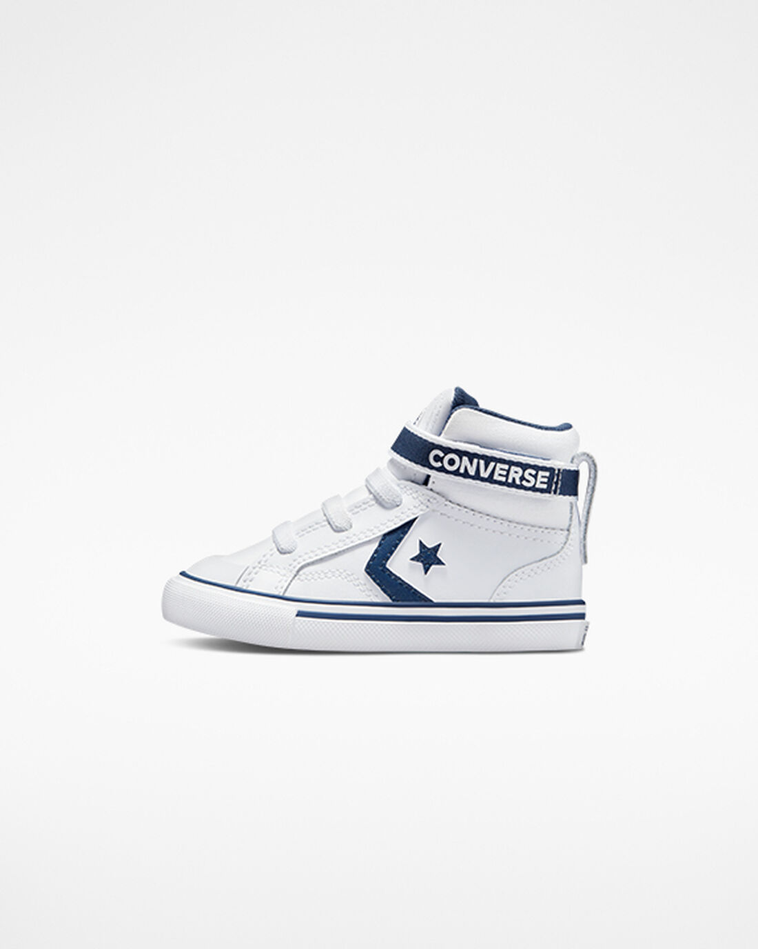 Converse Pro Blaze Strap Easy-On Varsity Club Superge Fantje Bele Temno Modre Bele | Slovenija-43610