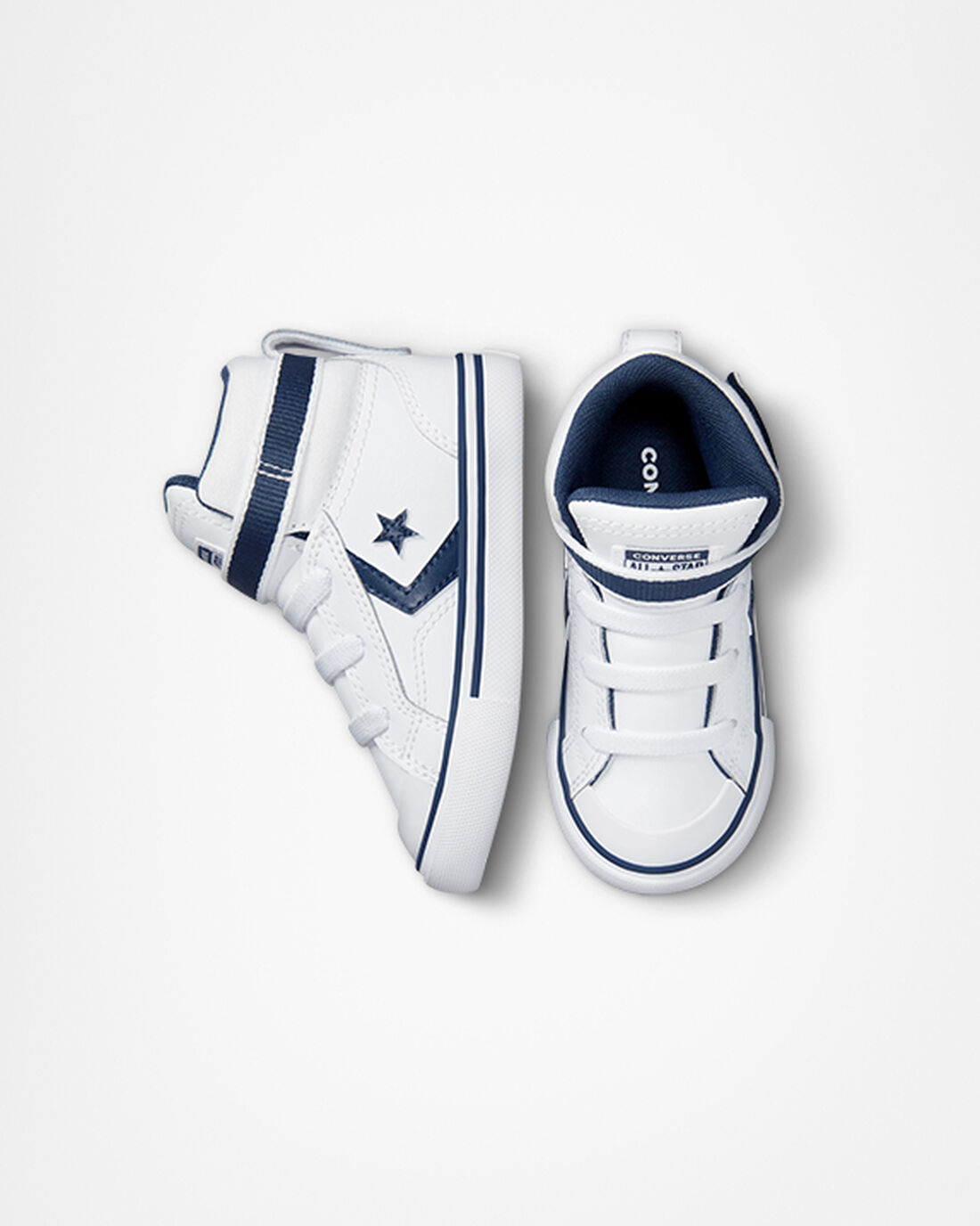 Converse Pro Blaze Strap Easy-On Varsity Club Superge Fantje Bele Temno Modre Bele | Slovenija-43610